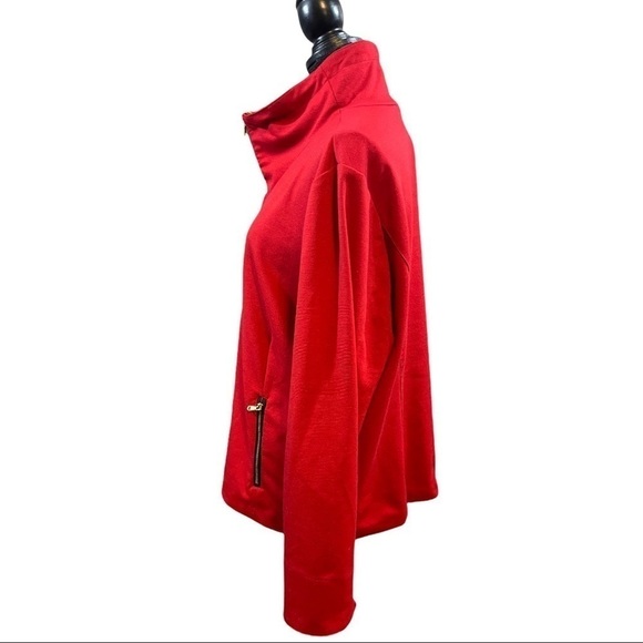 ERIN London red zip up jacket. Gold hardware
Size XXL - Picture 6 of 9
